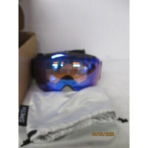USED SMITH Unisex  I/O MAG Snow Goggle ,panaramic Rose flash-OS